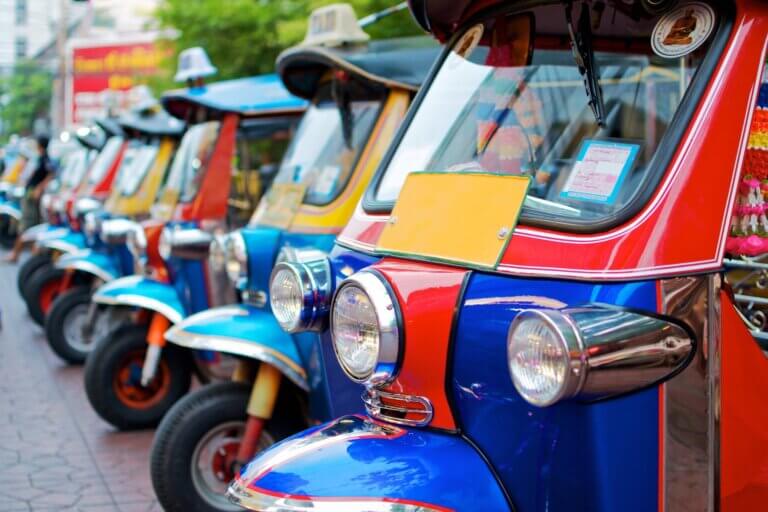 tuk tuk taxi bangkok - Tailandia Viajes a Tailandia
